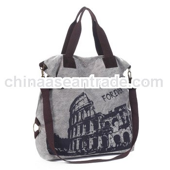 leisure style canvas messenger bag waxed