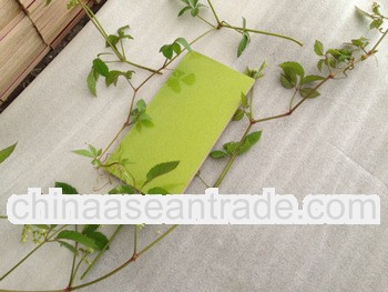 lemon colour acrylic board with PVC film for kitchen cabinet