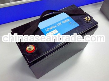 lifepo4 12v 100ah solar storage battery pack