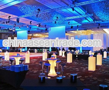 light up acrylic Pedestal table