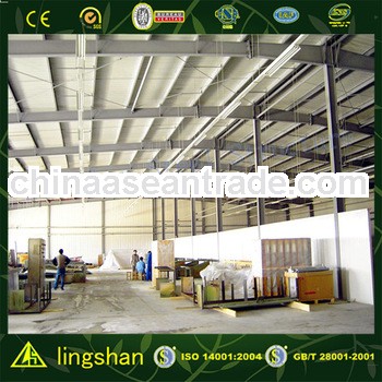 lingshan prefab shed in China with SGS certification