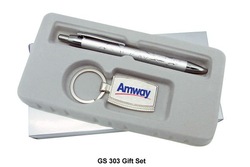 Christmas_New Year Business Gift Set_Metal Pen & Keychain