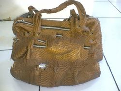 python skin bag