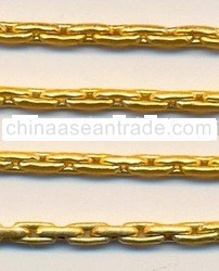 Brass Oval Link Chain