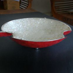 bowl crafts mother of pearl with silver gifts