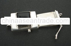 SS Tongue Clasp 2 Strand with Onyx