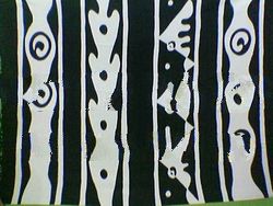 Hand Painted Sarong-Abstract
