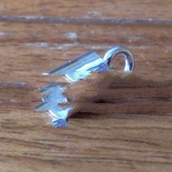 925 Sterling Silver Round End Cap Plain Finished 5 mm
