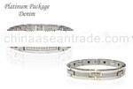ADC1635 Combi Bracelet with Diamond Studded