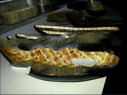 Laminated Boat Tray w Handle