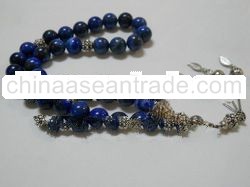 Prayer Beads and Bracelet from Lapis Lazuli Stone