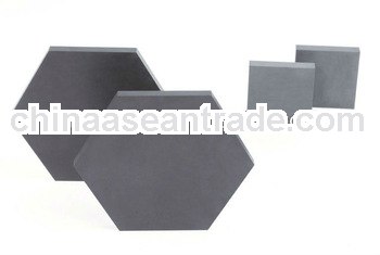 low density boron carbide plate