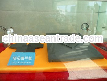 lowest density boron carbide plate