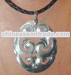 shell necklace art indonesia