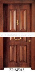 steel wooden door