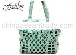 Tas Bahu Cobwebs Rhombus Biru