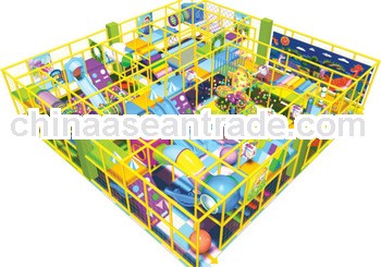 luxury multifunction interactive indoor naughty castle for children