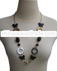 Plastic Butterfly Necklace