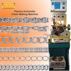Gold Automatic chain making machine with Plasma