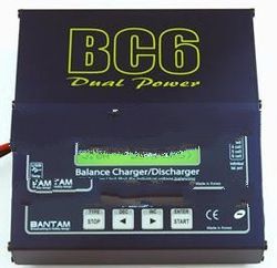 e-Station BC-6 AC/DC Balancing Charger Batteries for NiMH/NiCD/Li-PO/Li-Fe/SLA