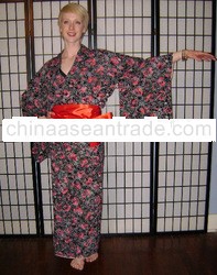 Layered Floral Woman's Kimono