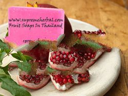 Natural Handmade Soap & Fruit Extract Soap & Pomegranate Soap