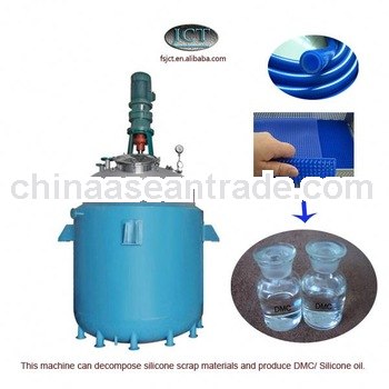 machine for Pyrolysising silicon rubber scoop
