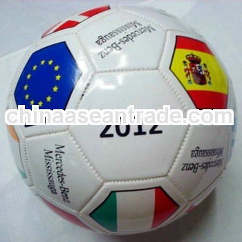 machine stitched TPVC country flags football