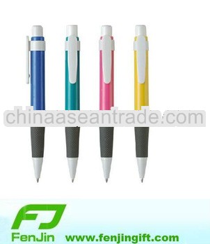 manufacture logo plastic ballpoint pen
