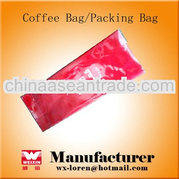 manufacturer! food packing foil coffee bags with valve