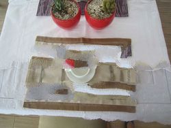 Embroidery placemat QPM 007