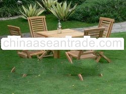Sell Teak Garden and Outdoor Furniture: Set Folding Chairs And Square Table