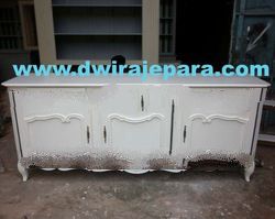 Buffet Jepara furniture indonesia with french furniture painted style made in Dwira Jepara furniture