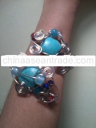 Twin Blue Bangle