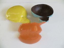 Lacquer coconut bowl