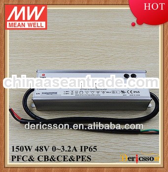 mean well 150w led transformer 48v HLG-150H-48A waterproof
