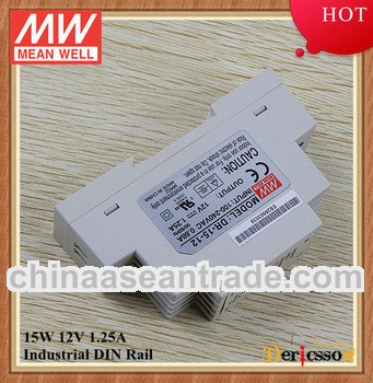 mean well 15w 12v DIN rail power supply DR-15-12
