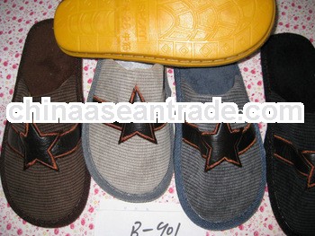 men cotton slipper for bedroom/hotel
