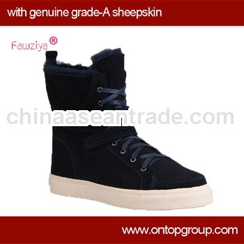 men high-top sneaker snow boots