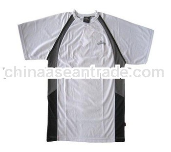mens 100% polyester dry fit running t-shirts