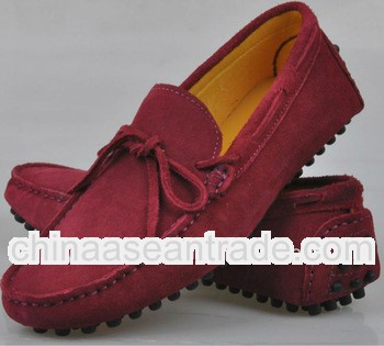 mens cheap summer line moccasin shoes with lace