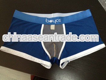 mesh Men Factory price and good quality boxer underwear alibaba