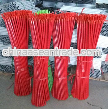 metal clothes fork/Metal broom Handle with little plastic hook/Metal broom Handle