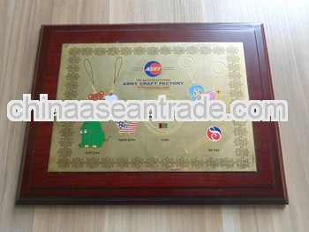 metal furniture medallions on wood base (BS-JL-ME-080905)