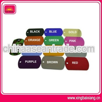 metal green dog tags