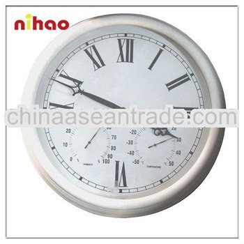 metal wall mount clock