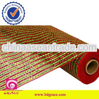 metallic wrapping deco wedding organza roll