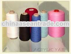 Acrylic Yarns - Raw White and Dyed