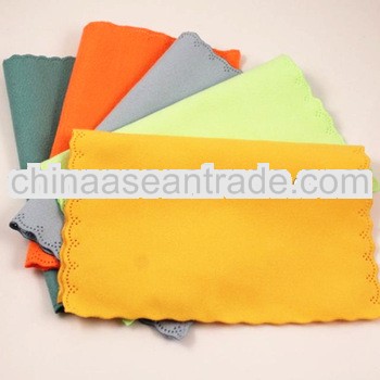microfiber glass cleaning cloth/silver wipes