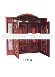 High quality solid wooden carving door